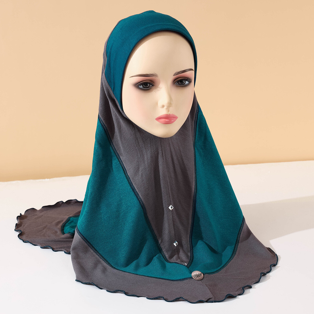 Fashion Women Scarf Muslim Wear Directly Instant Hijab Indian Patchwork Turban
