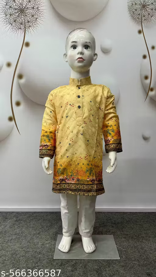 TRADITIONAL KIDS ETHNIC Boys Printed Kurta Pyjama Set|Digital PRINTED KURTA SET
