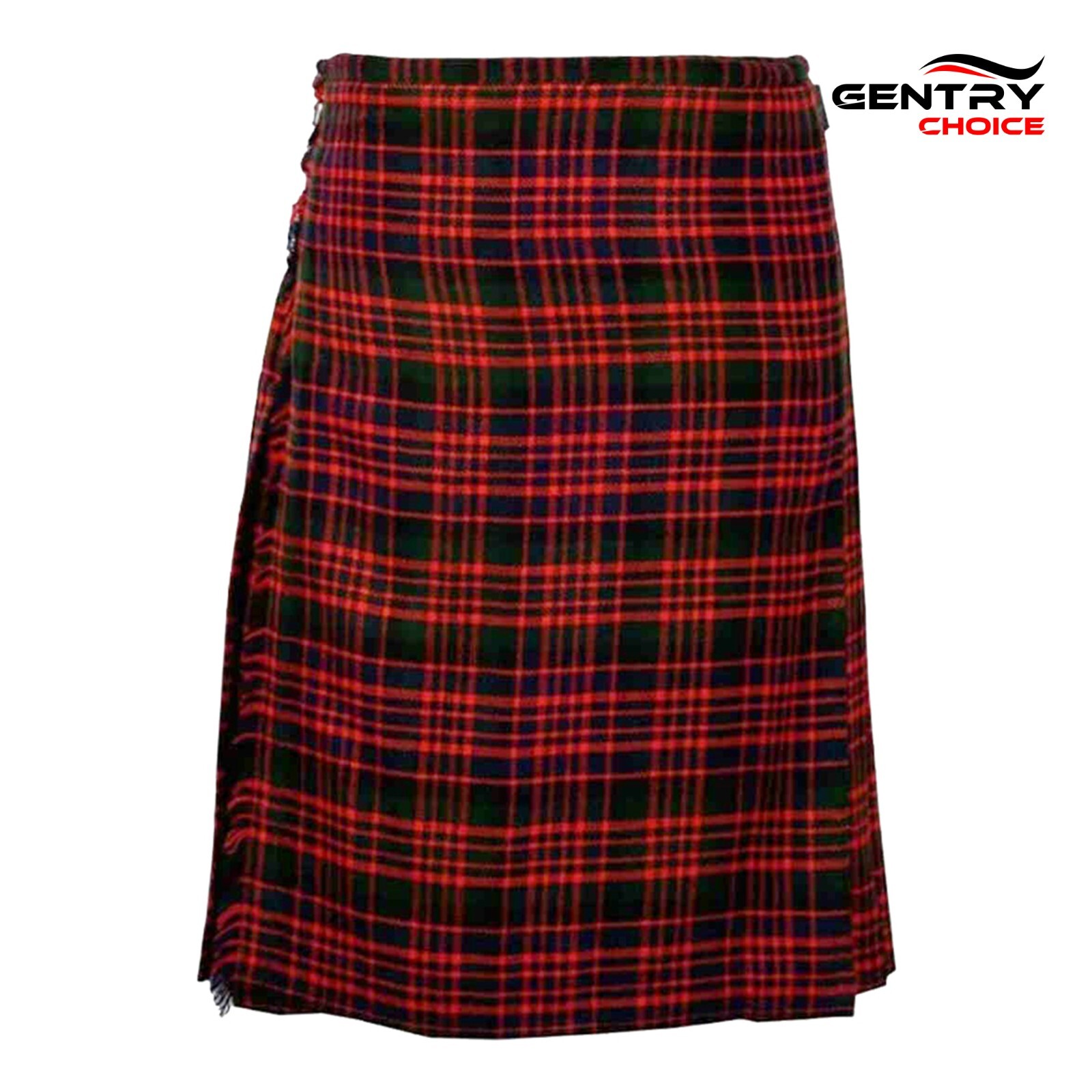 Mens Highlanders Tartan Kilt MacDonald 8 Yards Men Traditional Scottish Outfit
