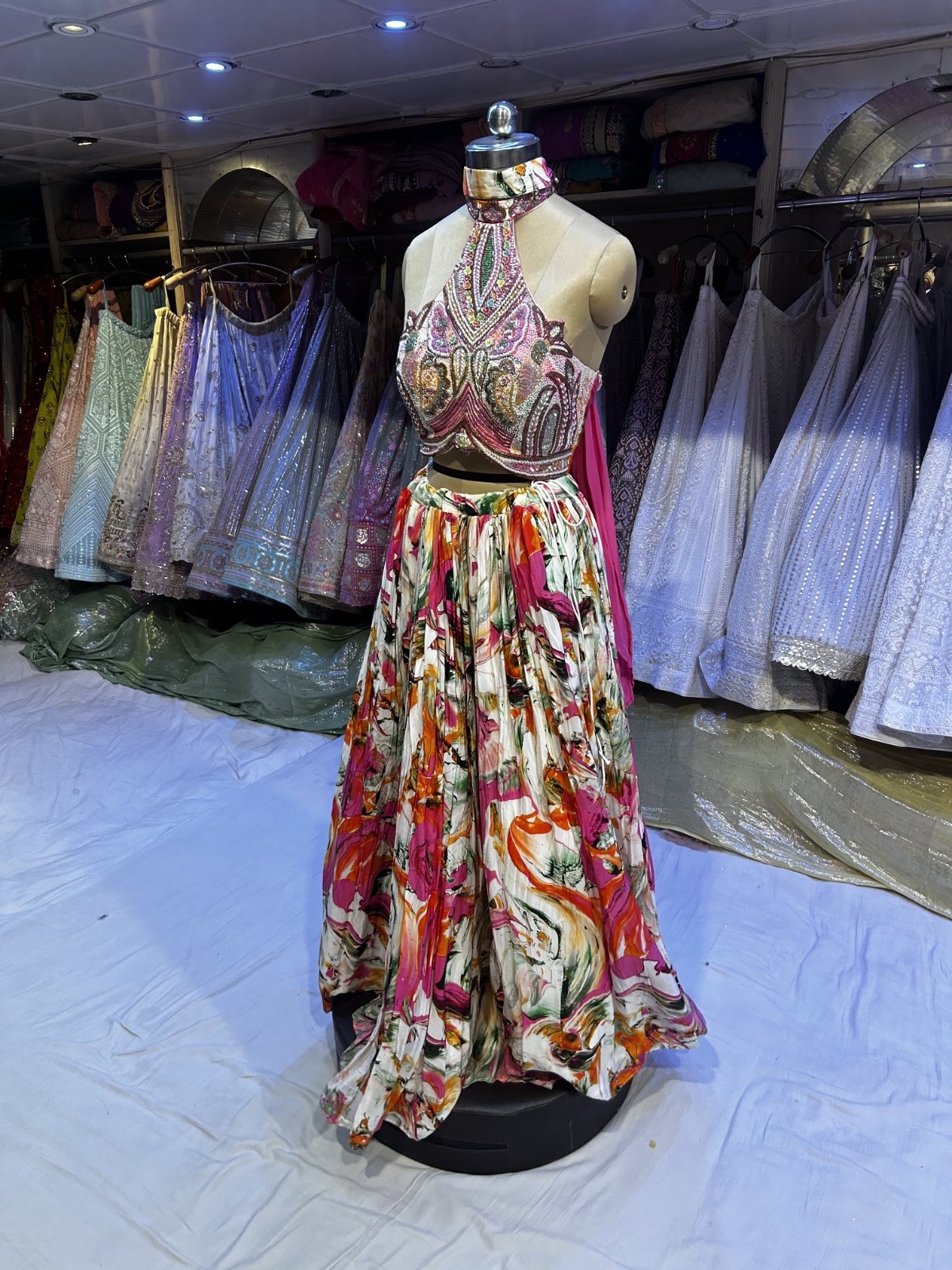 Multi Color Lehnga