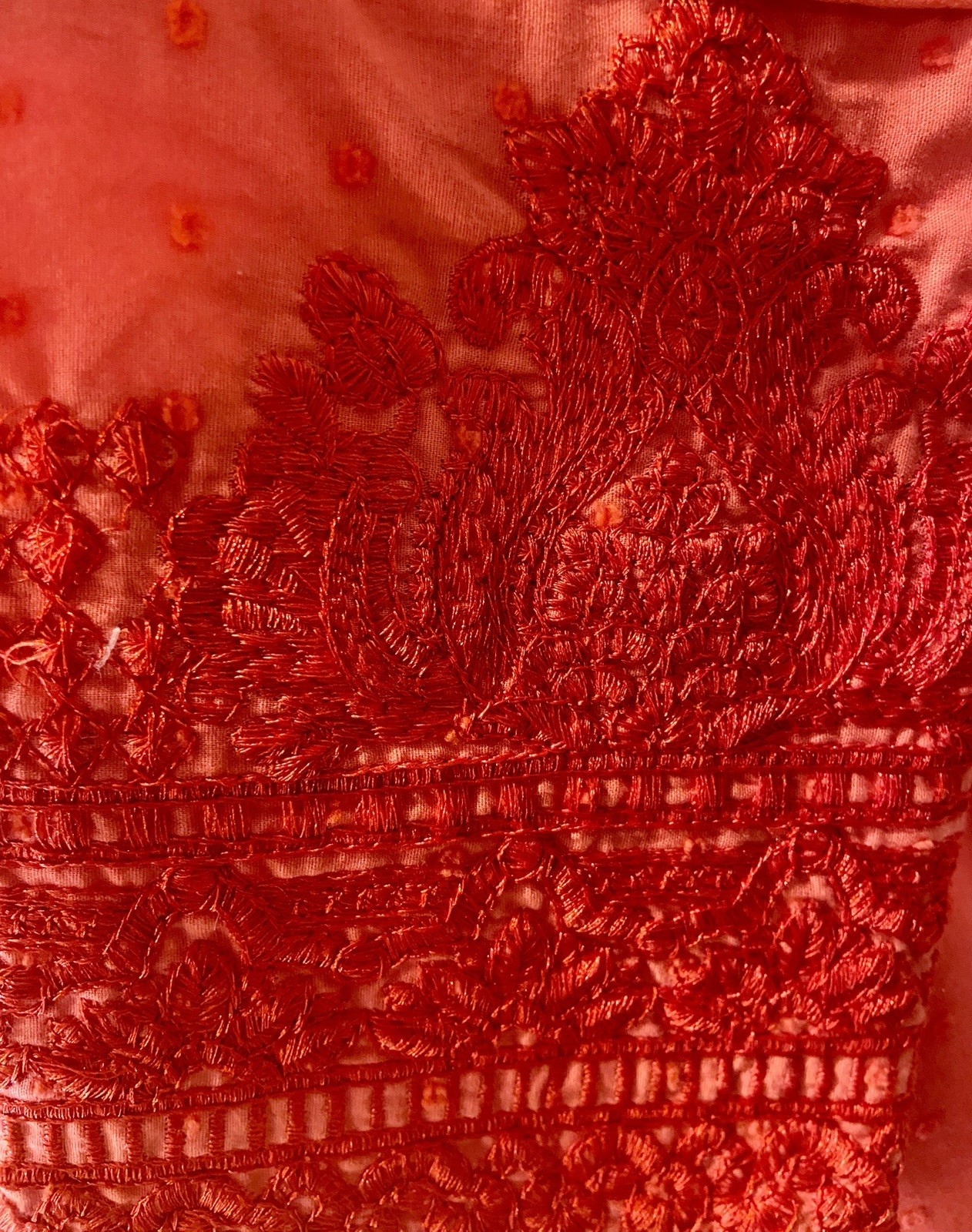 Embroidered Cotton Kurta Top Teen Girl Size 10-12 XS. Excellent Condition