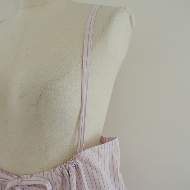 [nest Robe] [Cotton] [Size F] [Good Condition] Stripe Balloon Salopette