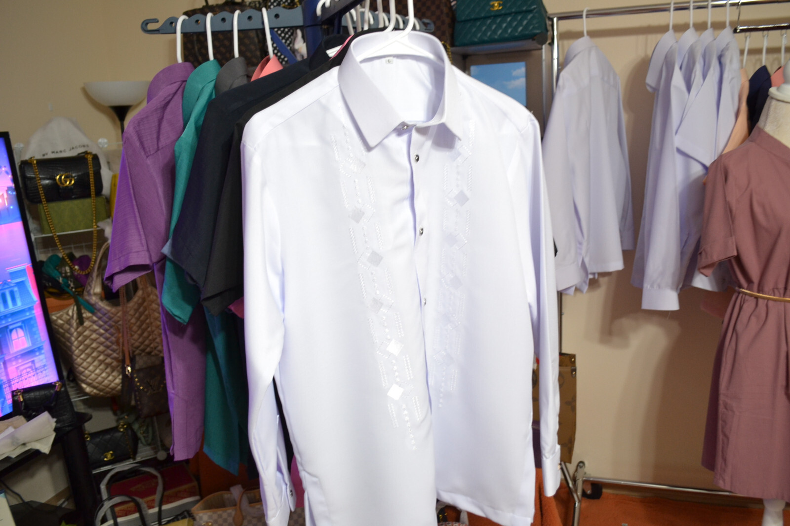 BARONG TAGALOG Filipino National Costume Formal Dress Men