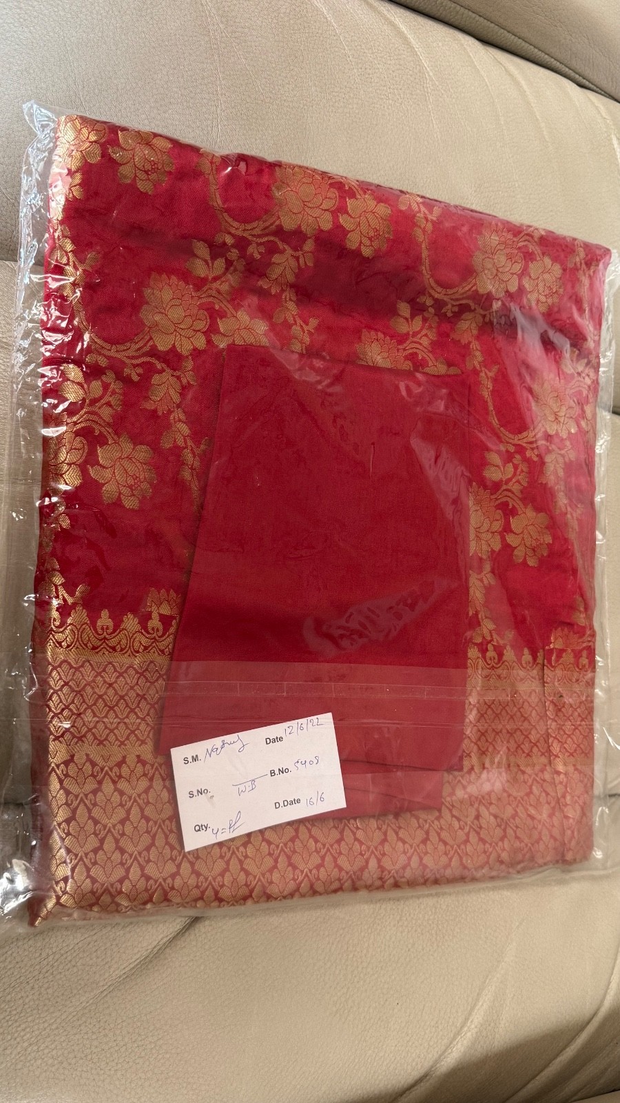 Brand New Nalli Silk Saree – Elegant Red Bridal/Karva Chauth Saree