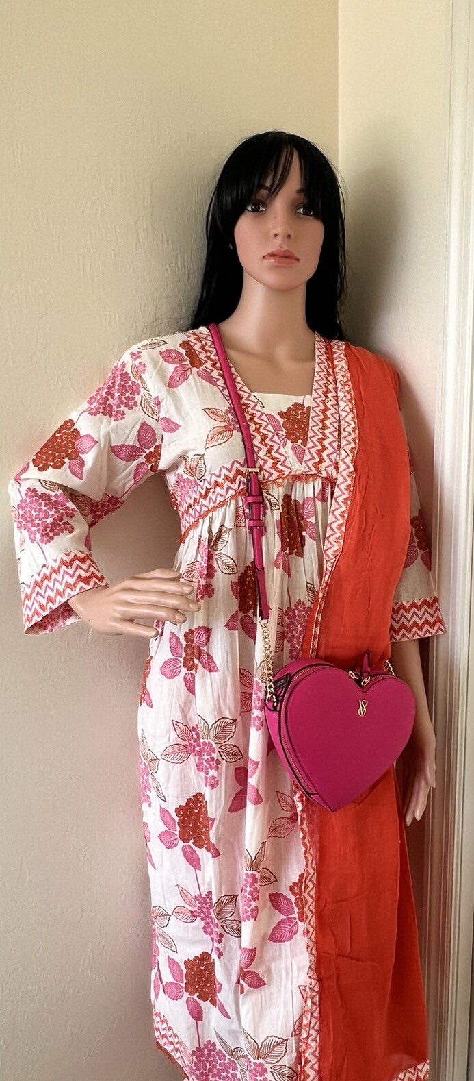 INDIAN PARTY WEAR PRINT WITH EMBROIDERY WORK TOP BOTTOM WITH DUPATTA