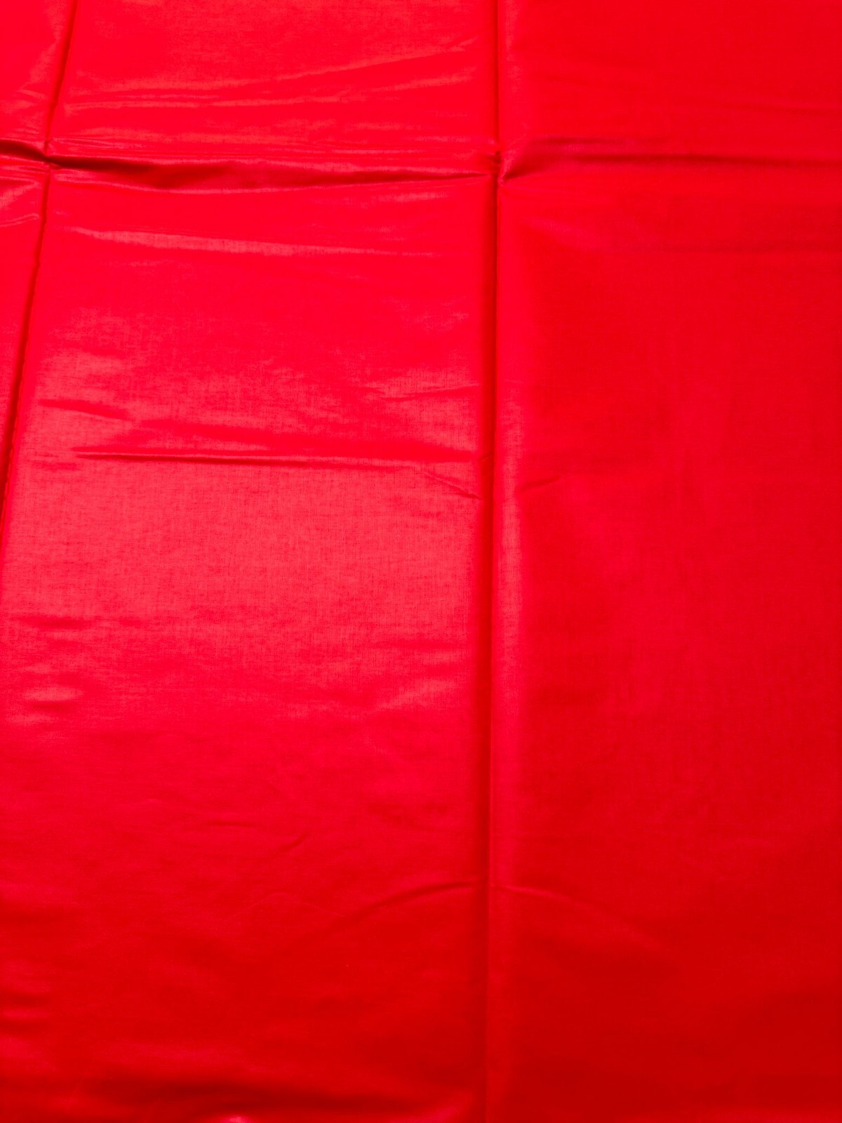 RED/RED High Quality African Polished Wax Print,100% Cotton, Sell by 6 Yards