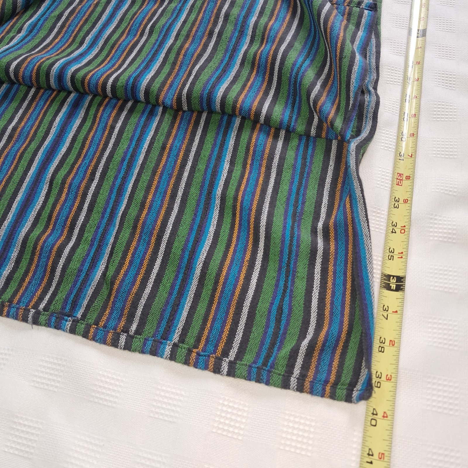 VTG Unisex BATAKARI SHIRT, Orange,green,Blue, Embroidered, Boho, Reggae, Muslim