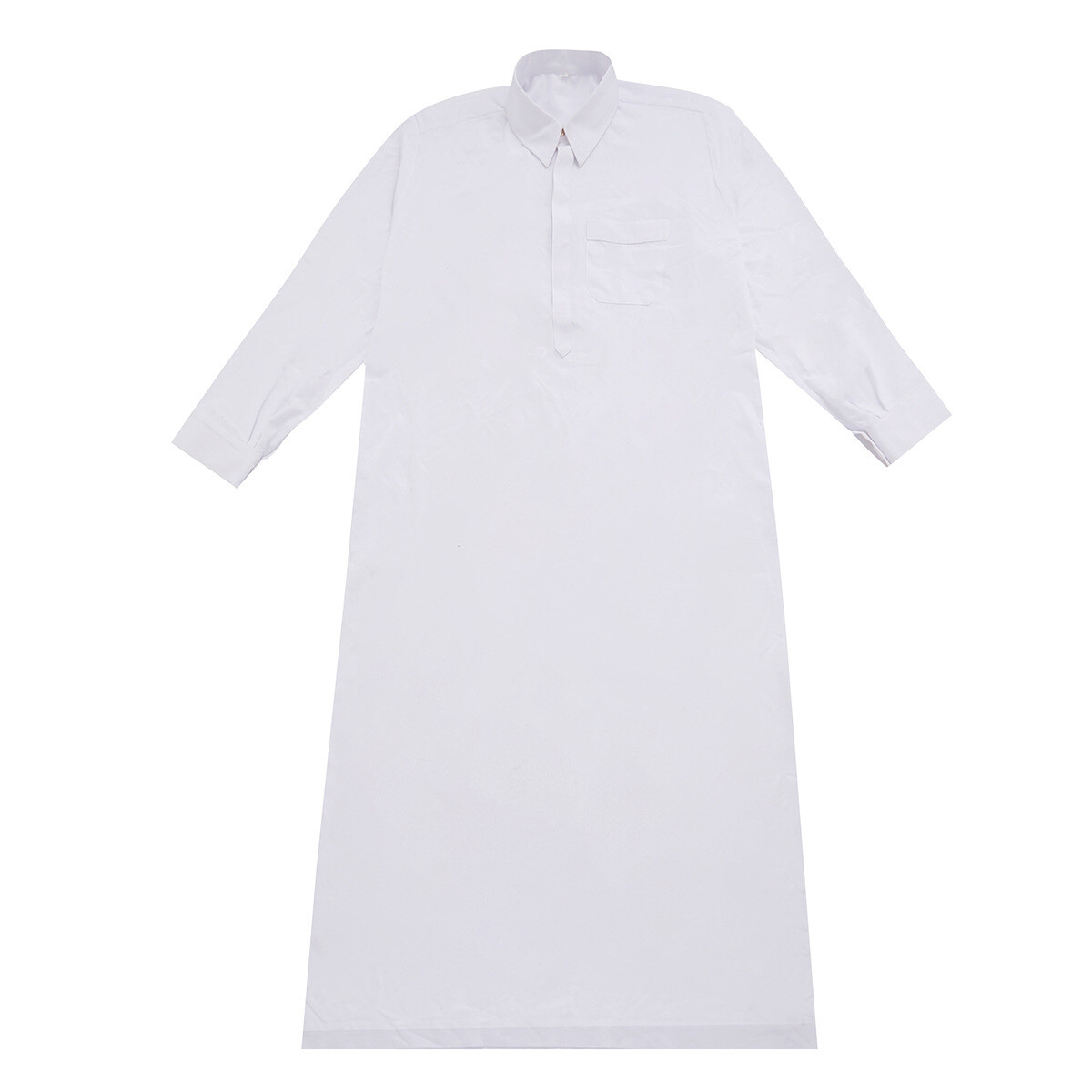 Islamic Men Long Robe Dishdash Thobe Saudi Jubba Kaftan Dubai Arabic Abaya Dress