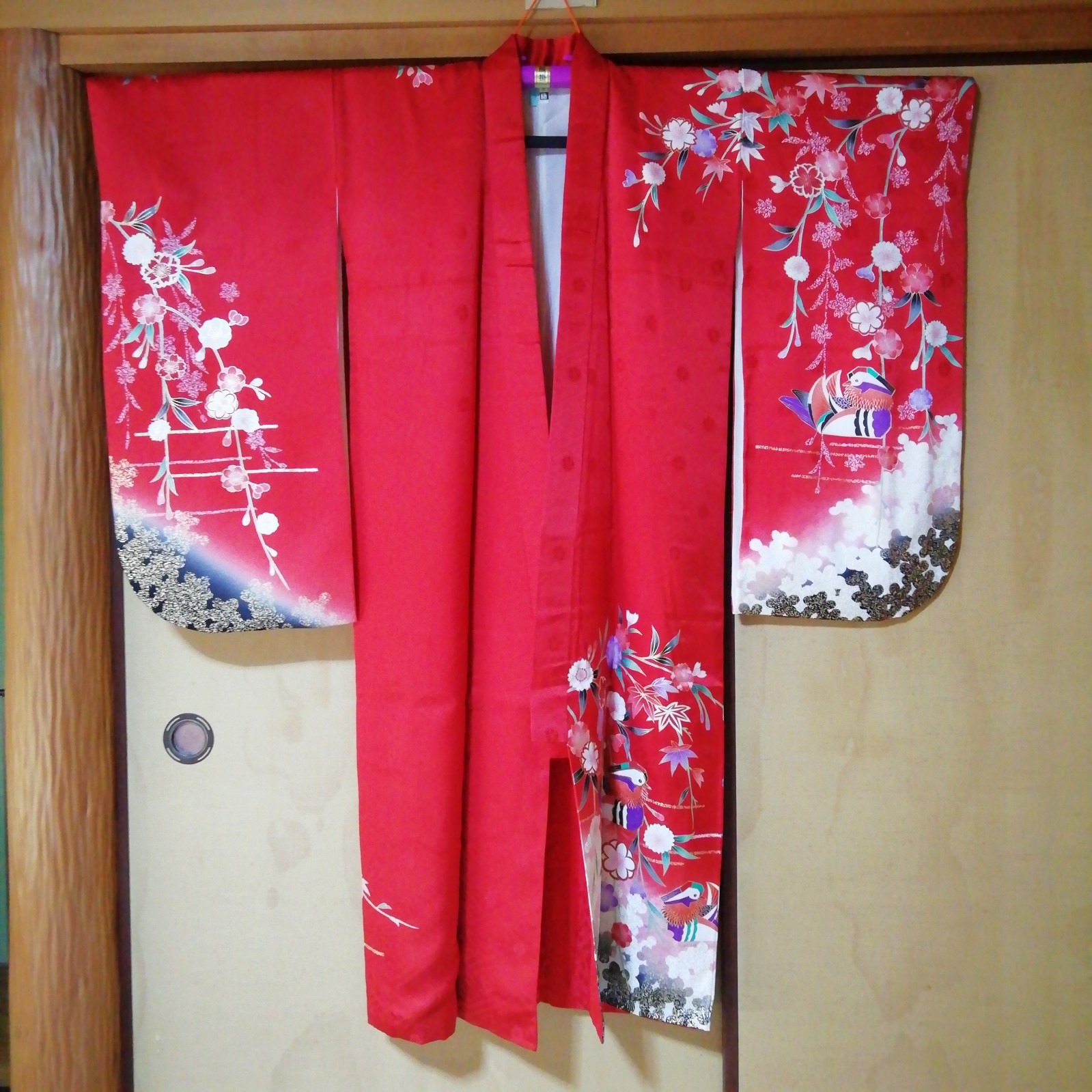 Japanese Kimono For children 30 years ago 300,000 yen Vintage 50.39inch Kids JPN