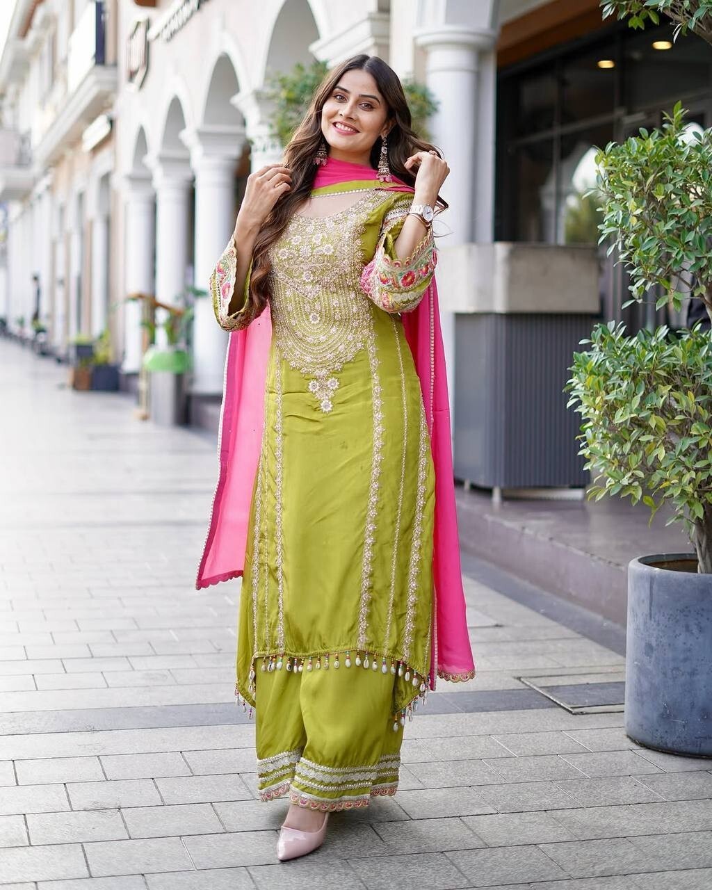 Pakistani Eid Salwar Kameez Ready To Wear Suits Bridesmaid Wedding Party 3 Piece