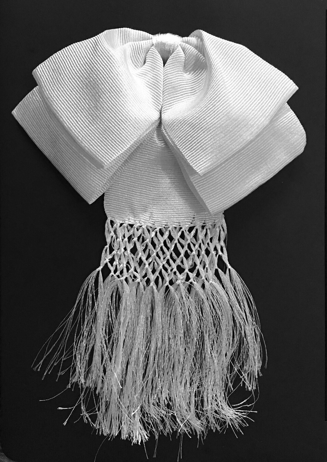 Mexican Charro Moño Doble White Blanco Mariachi Quinceañera Mexico Bow Tie