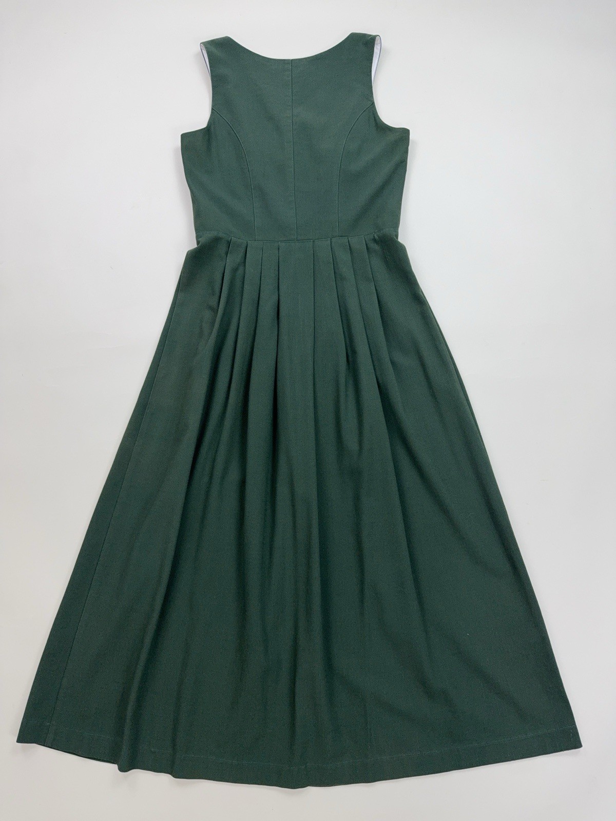 Women’s Green Dirndl Dress Blouse Apron Set Oktoberfest Bavarian Trachten Size M