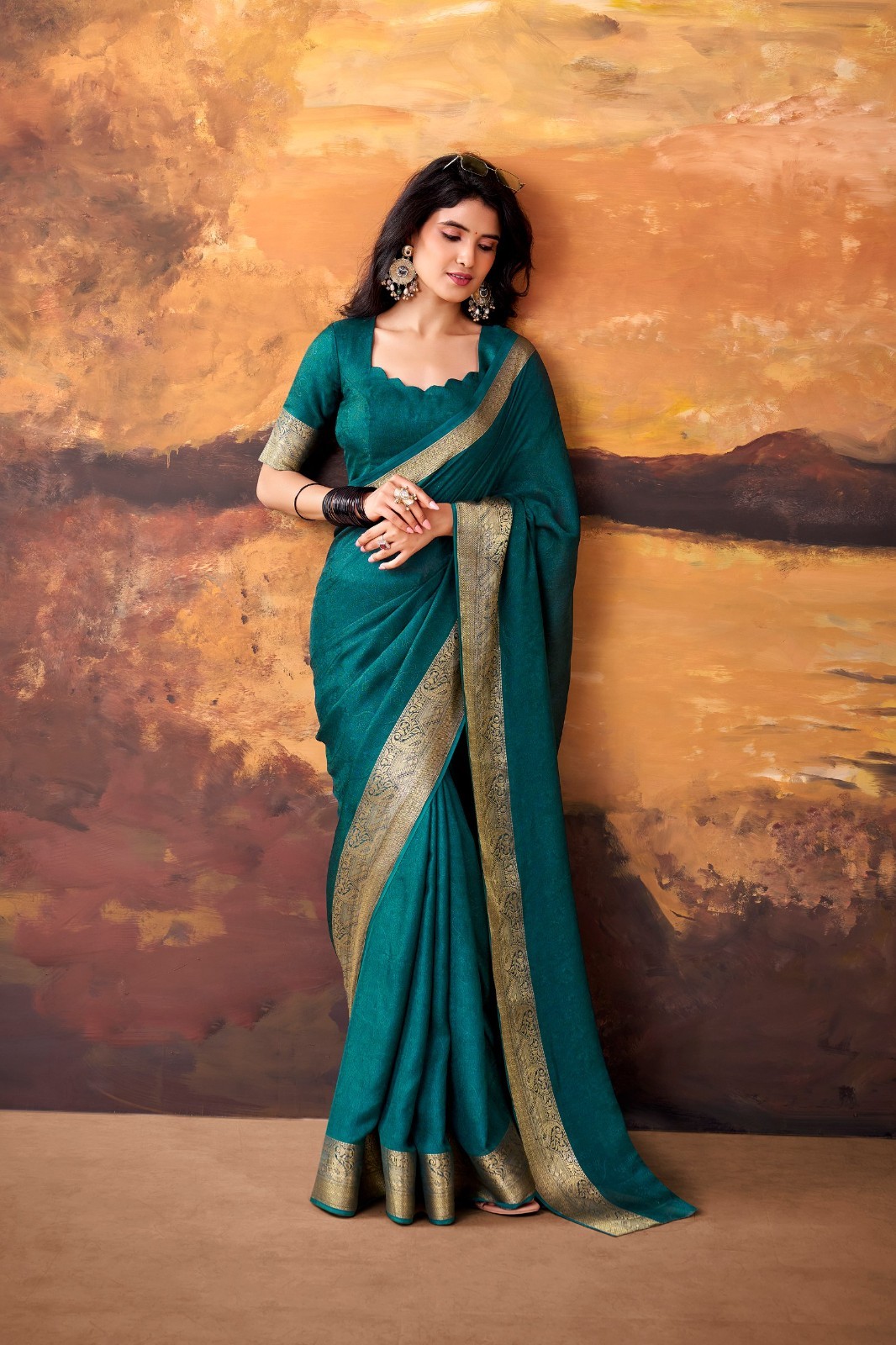 New Presenting Mass Mello Saree With Blouse For Women Function Wear