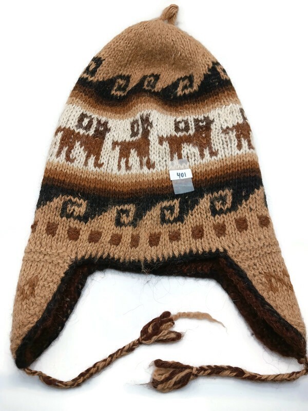 Chullo Unisex Handwoven Alpaca Wool For Warm Winter