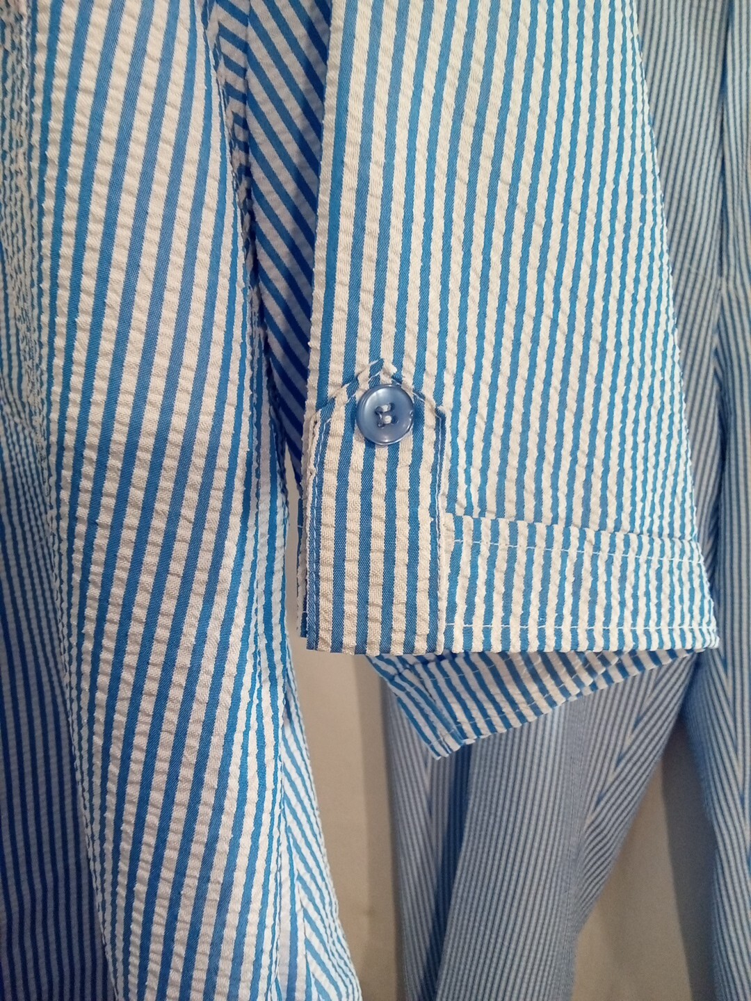 Mens Giorgio Inserti Stripe 2pc Walking Leisure Suit Blue/White..NWT