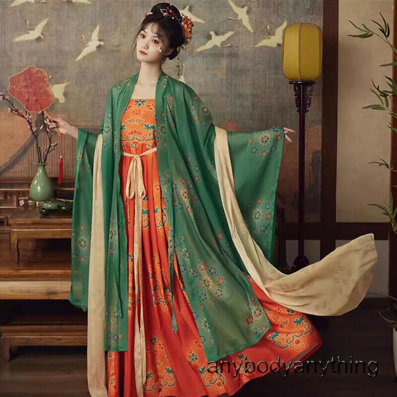 Oriental Costume Tang Dynasty Modern Hanfu Women Chinese Traditional Stage Dance