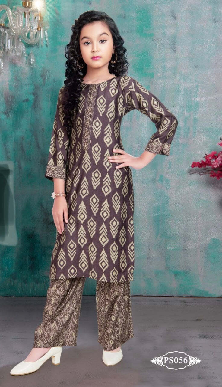 Effortless Elegance: Girls Kurti and Pant Combo