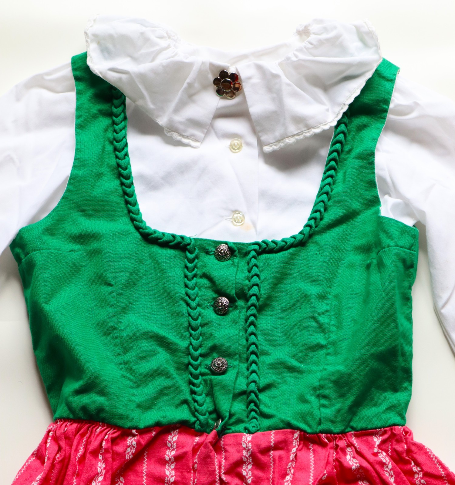 Original ISOLA ERZEUGNIS Girls Dirndl Dress and Top About Size 10 Oktoberfest