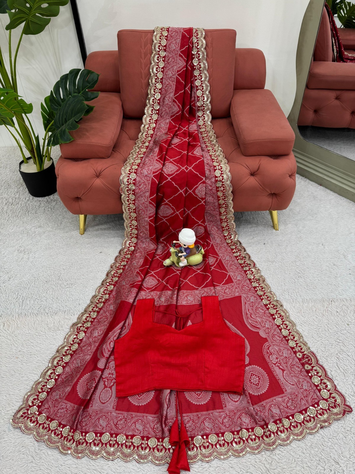 Saree Blouse Bollywood Party Wear Indian Pakistani New Sari Wedding Designer