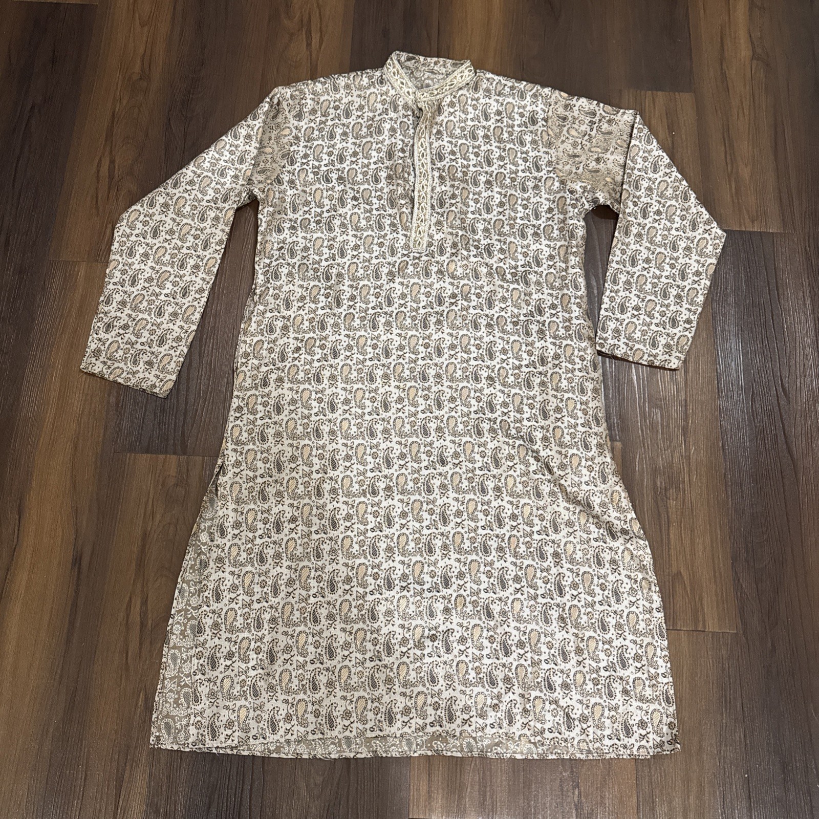 Ethos Indian/Pakistan Men’s Kurta Size 36 Patterned