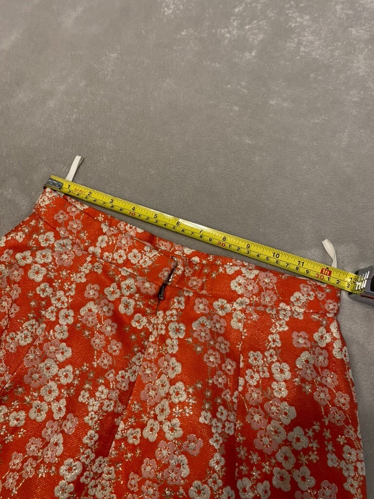 Vintage Dirndl Strasser Trachten Top & Skirt Set Red Bavarian Oktoberfest Rare