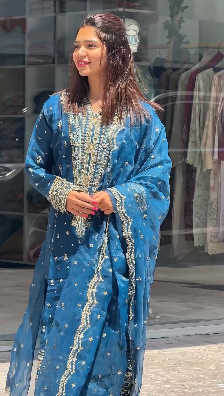 ORGANZA PREMIUM DESIGNER READYMADE TOP BOTTOM & DUPATTA COLLECTIONS
