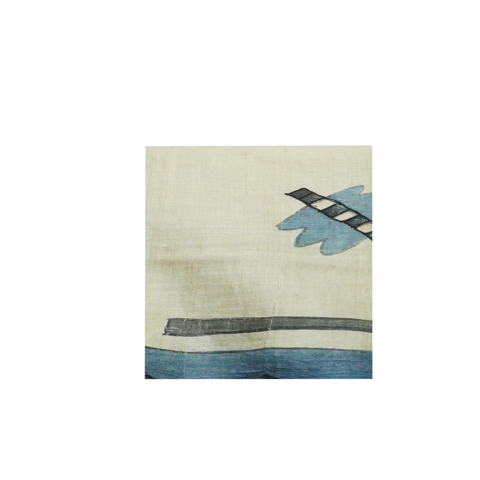 Namaste Vintage Beige Sarees 100% Pure Silk Printed Indian Sari 5YD Craft Fabric