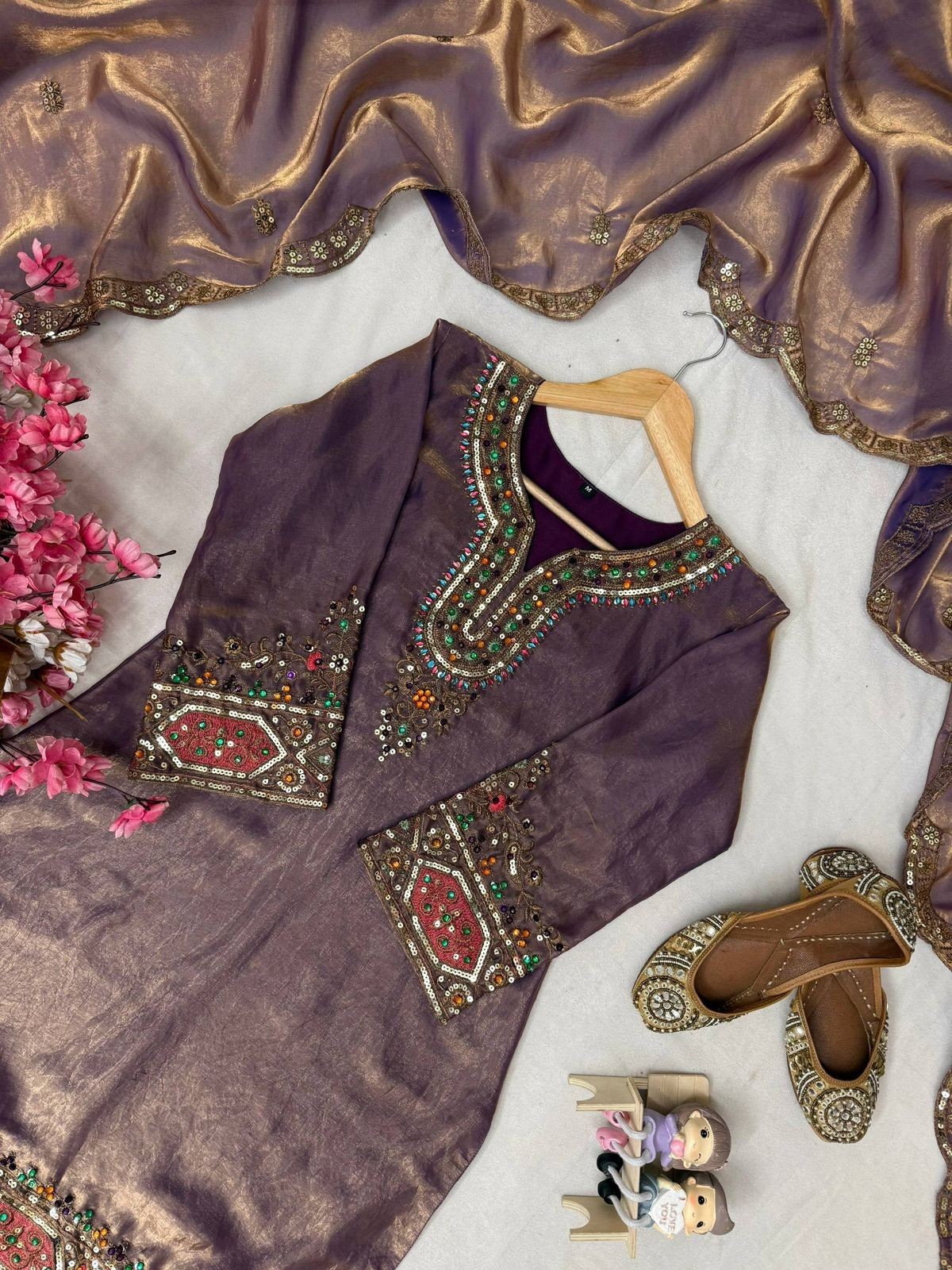 Designer Indian Pakistani kurti plazzo Bollywood Dress Party Wear Suit wedding