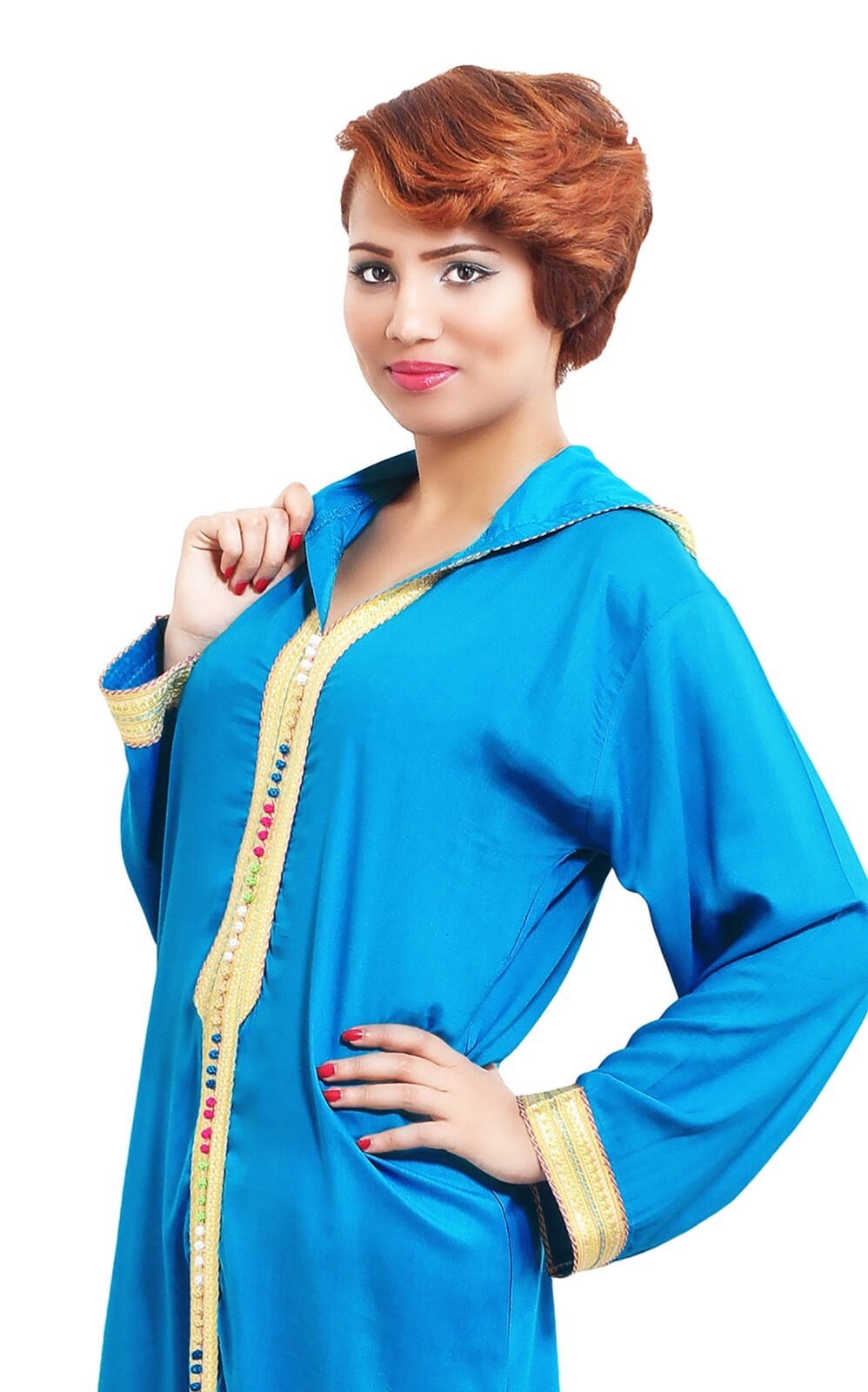Kaftan Moroccan Women Arabian Beach Summer Caftan Long Dress Muslim Abaya Jelaba