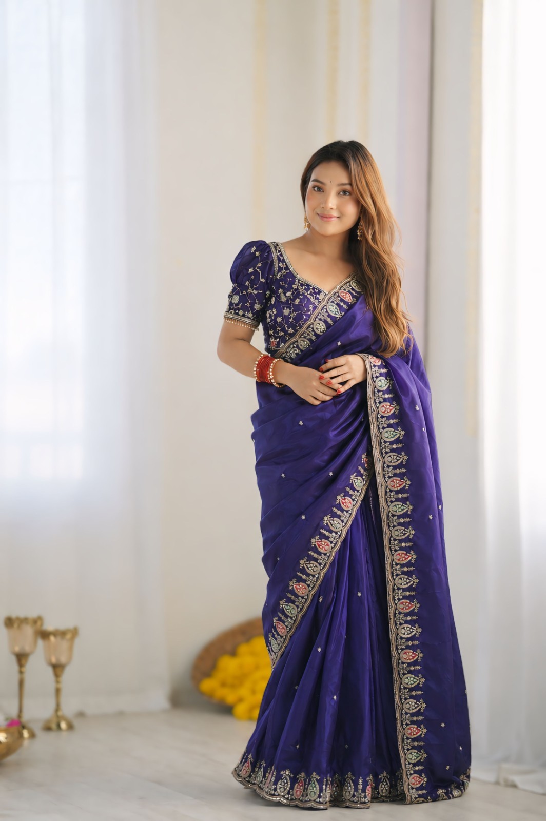 NEW SAREE BLOUSE NEW SARI INDIAN WEDDING DESIGNER BOLLYWOOD PAKISTANI PARTY WEAR