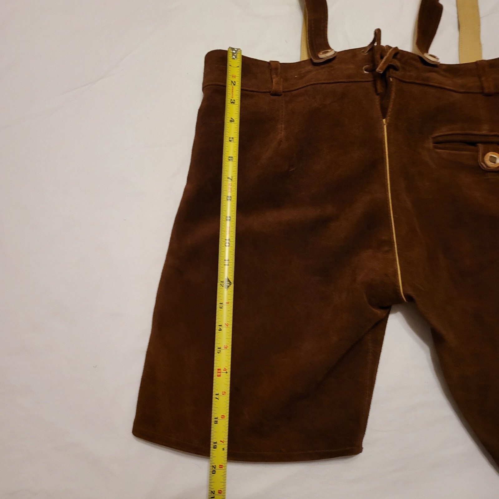 Schöneberger Men’s Bavarian Trach ten Oktoberfest Leather Trousers Size 40