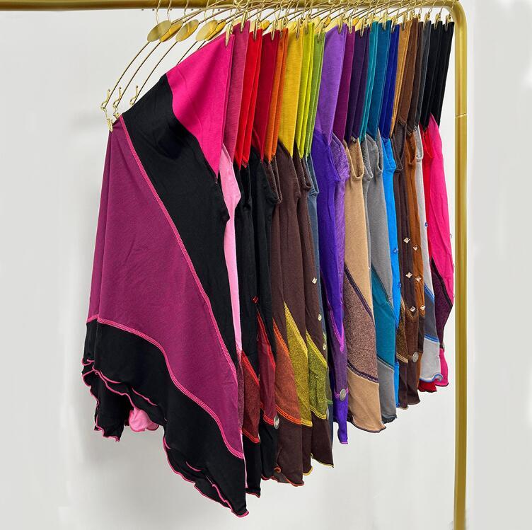 Fashion Women Scarf Muslim Wear Directly Instant Hijab Indian Patchwork Turban