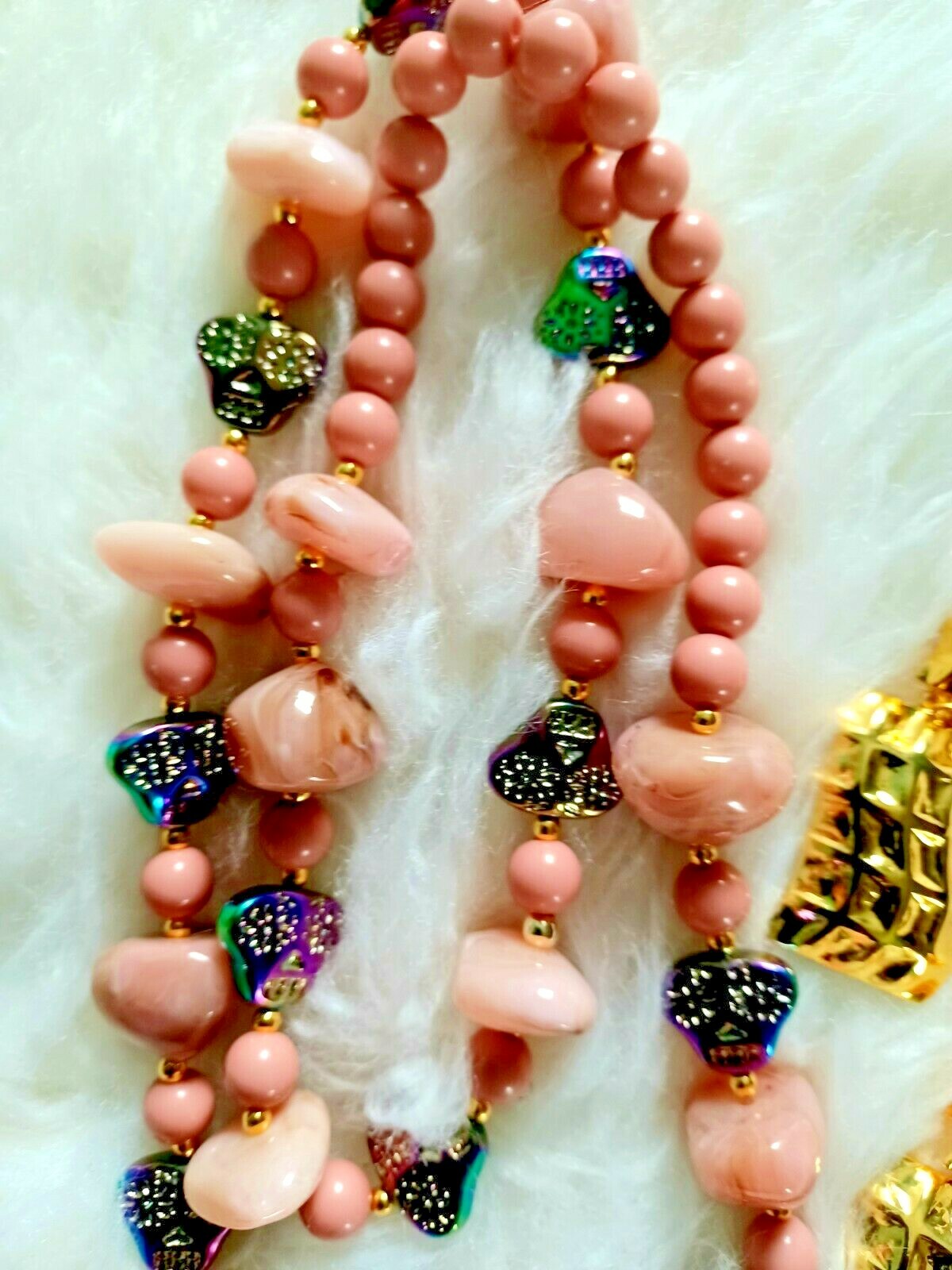 Trendy, versatile and Luxury bead necklace and earrings- Party ready pieces