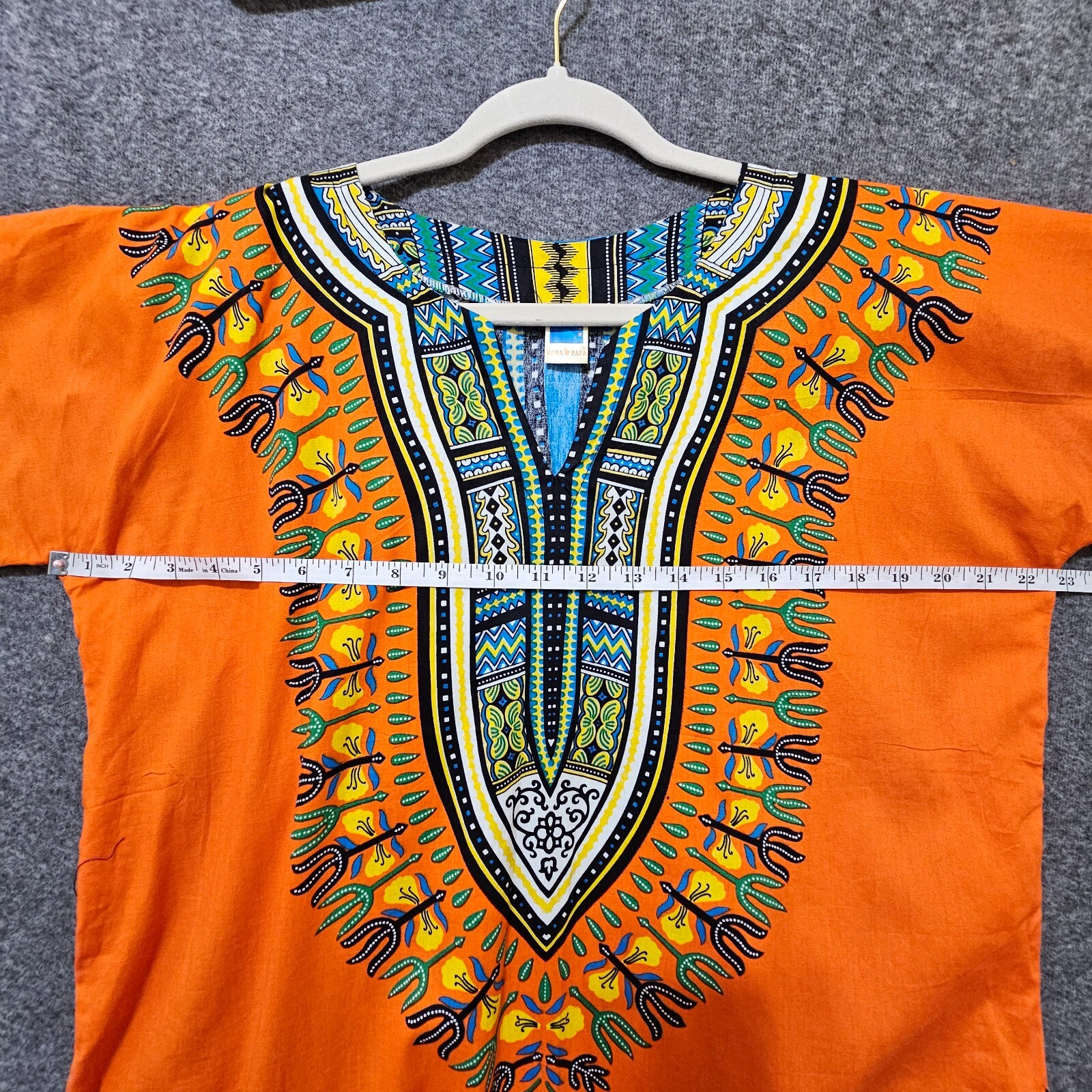 Dashiki Shirt Unisex African Clothing Dashiki Top African Free Size (Men Small?)