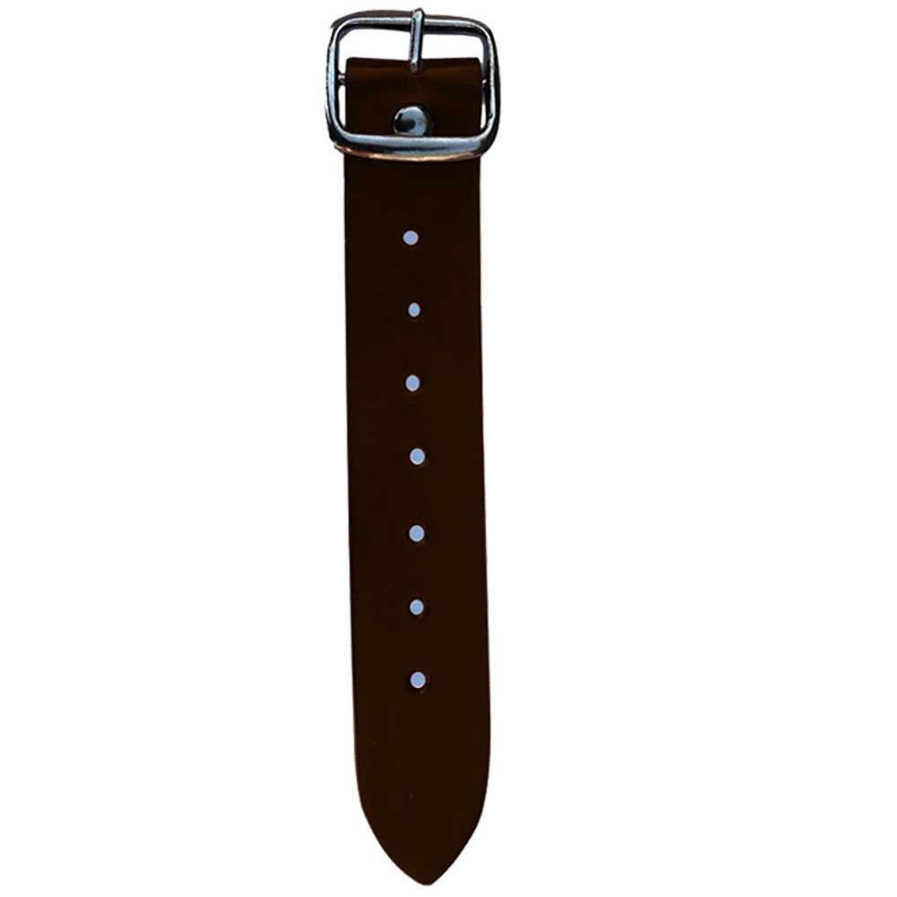 Pure Leather Kilt Straps & Buckle 7″ Extender 1.25″ wide 3 x Black Strap