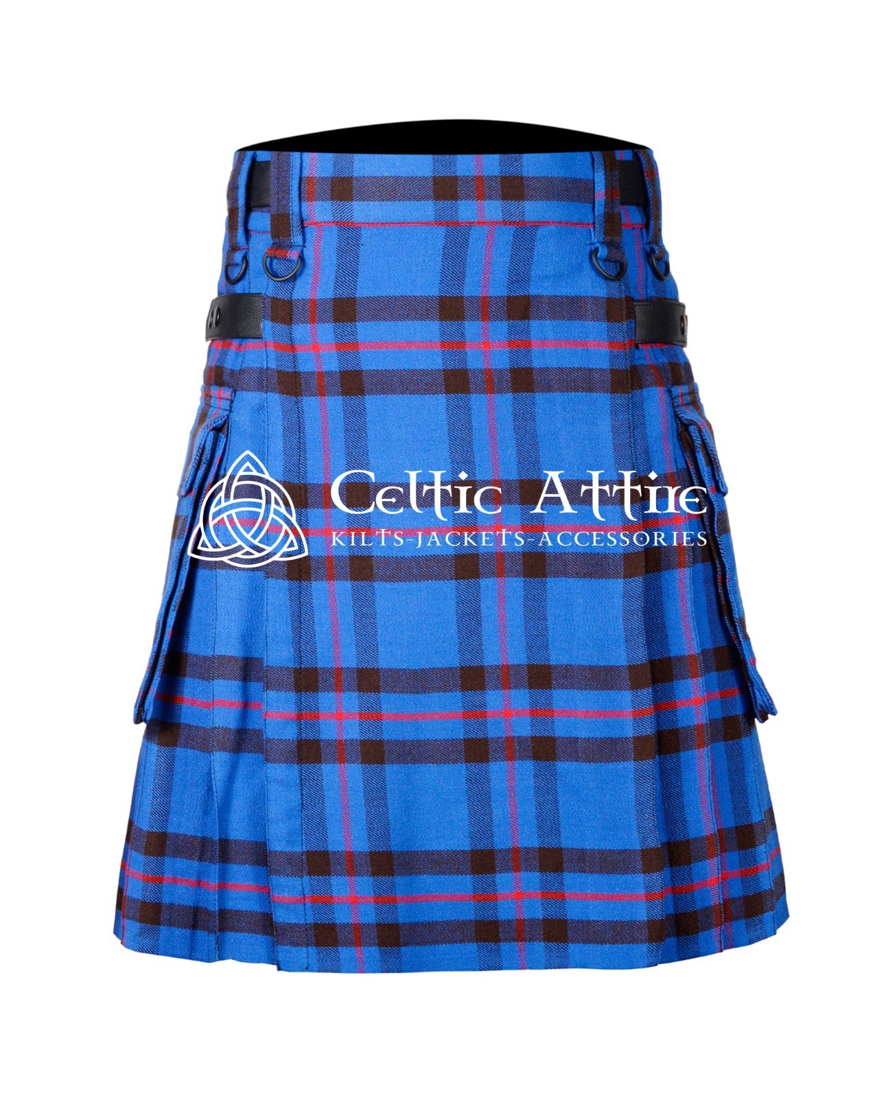 Elliot Modern Scottish Tartan Utility Kilt – Made to Order By Celtic Attire