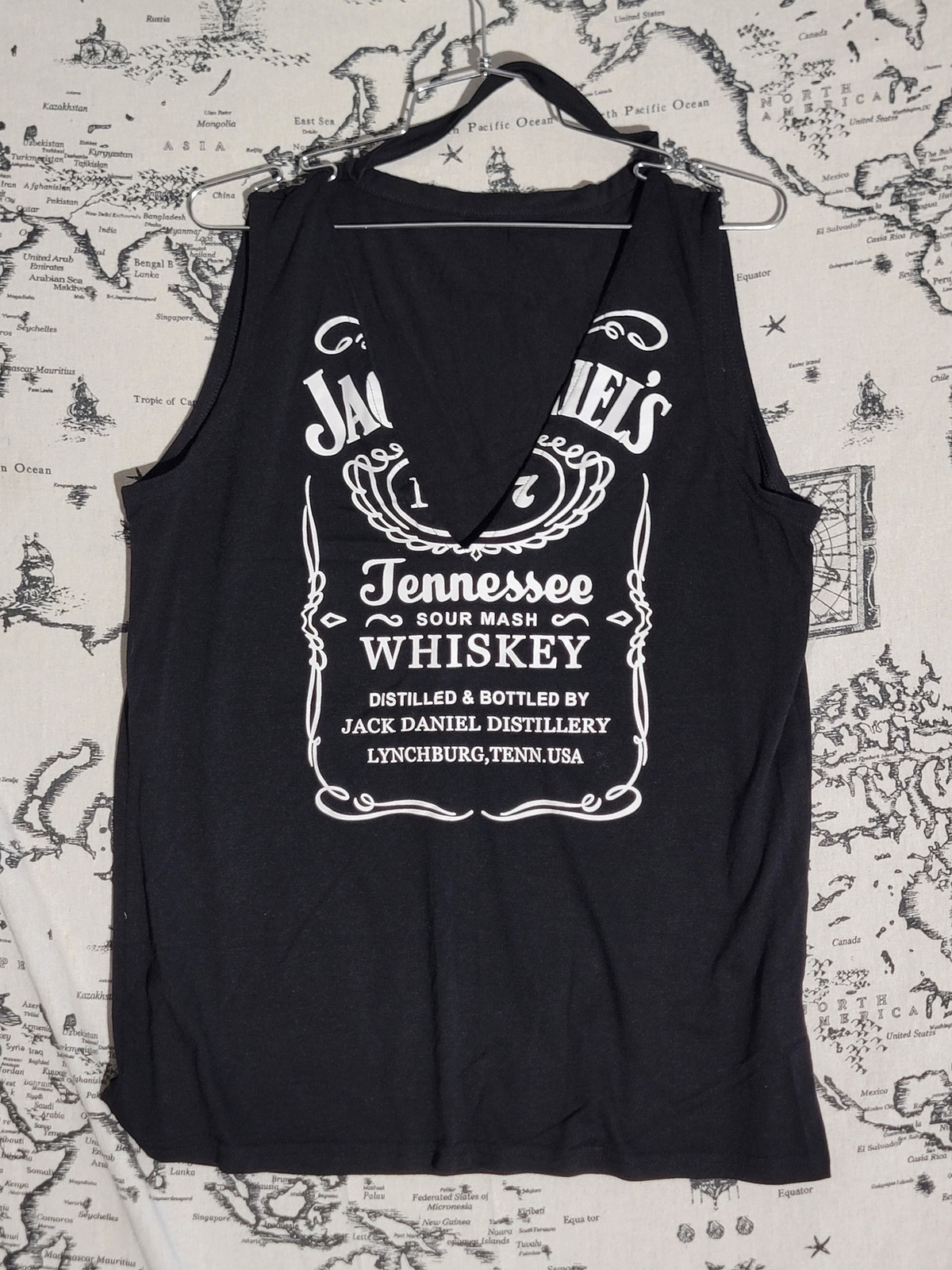 Jack Daniel’s Tennessee Sour Mash Whiskey Graphic Tank Top Women’s Size L