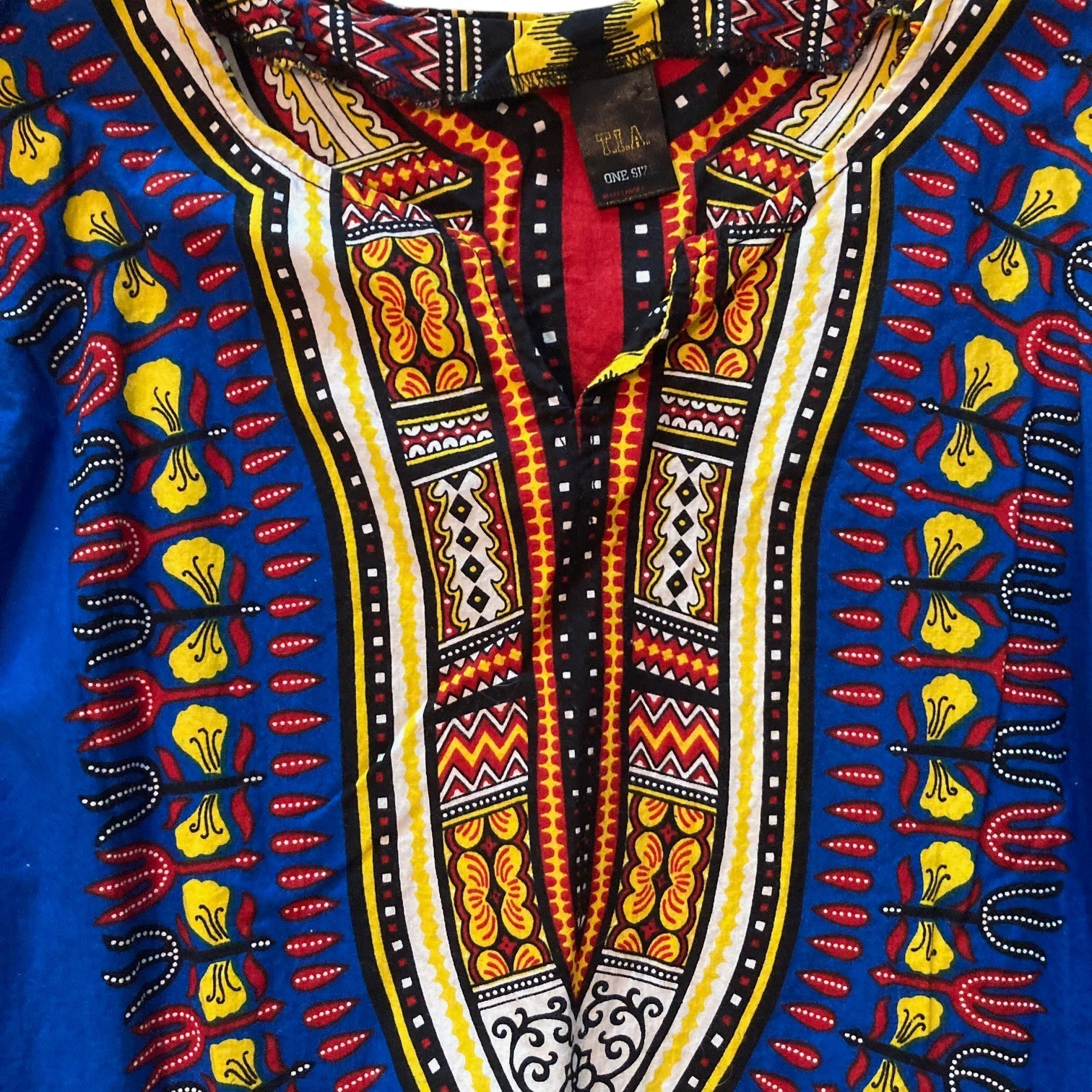 Unisex Adult T.I.A. Tribal African Dashiki Tunic Shirt