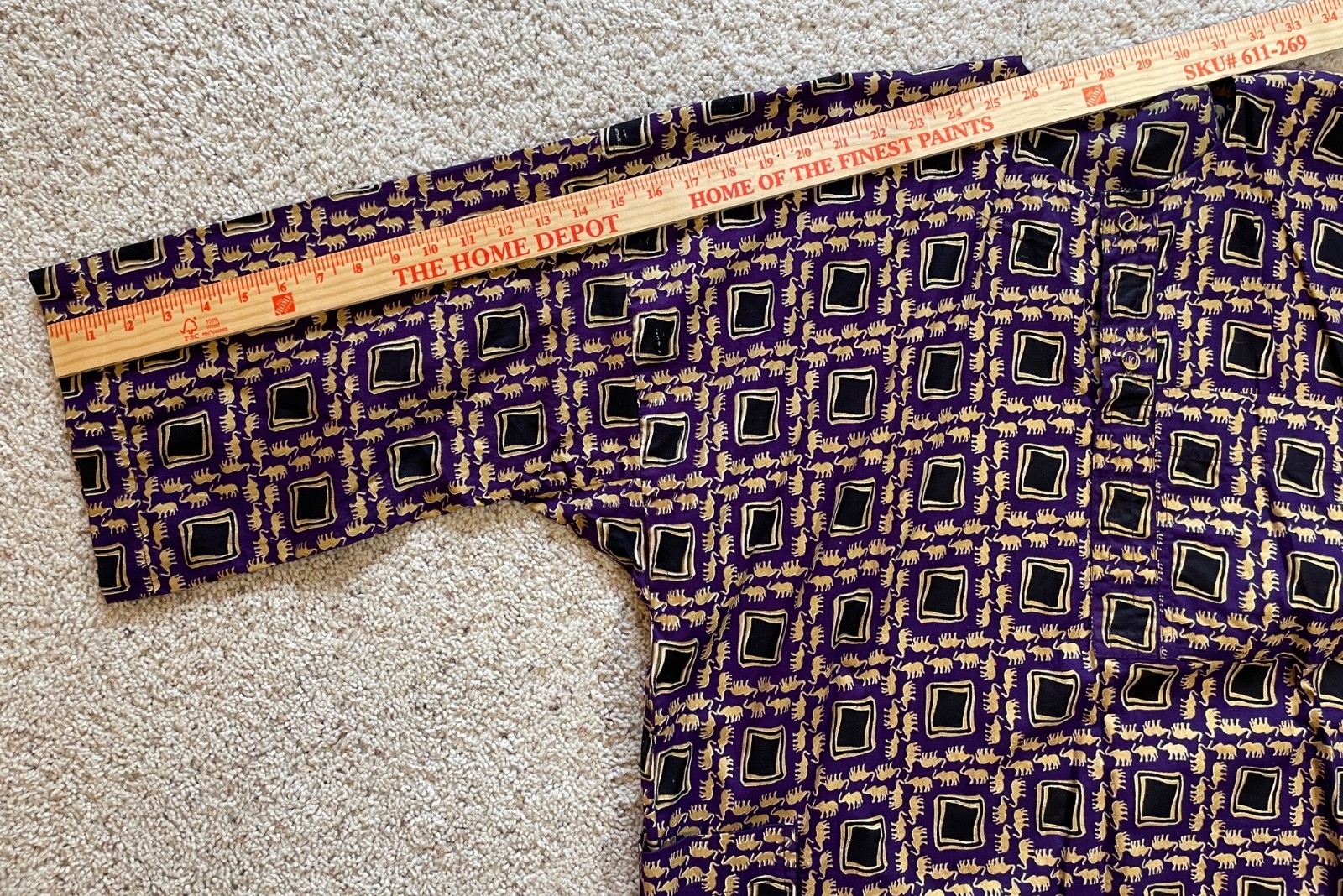African Print Dashiki Shirt and Pants Set – Benin – GOLD ELEPHANTS