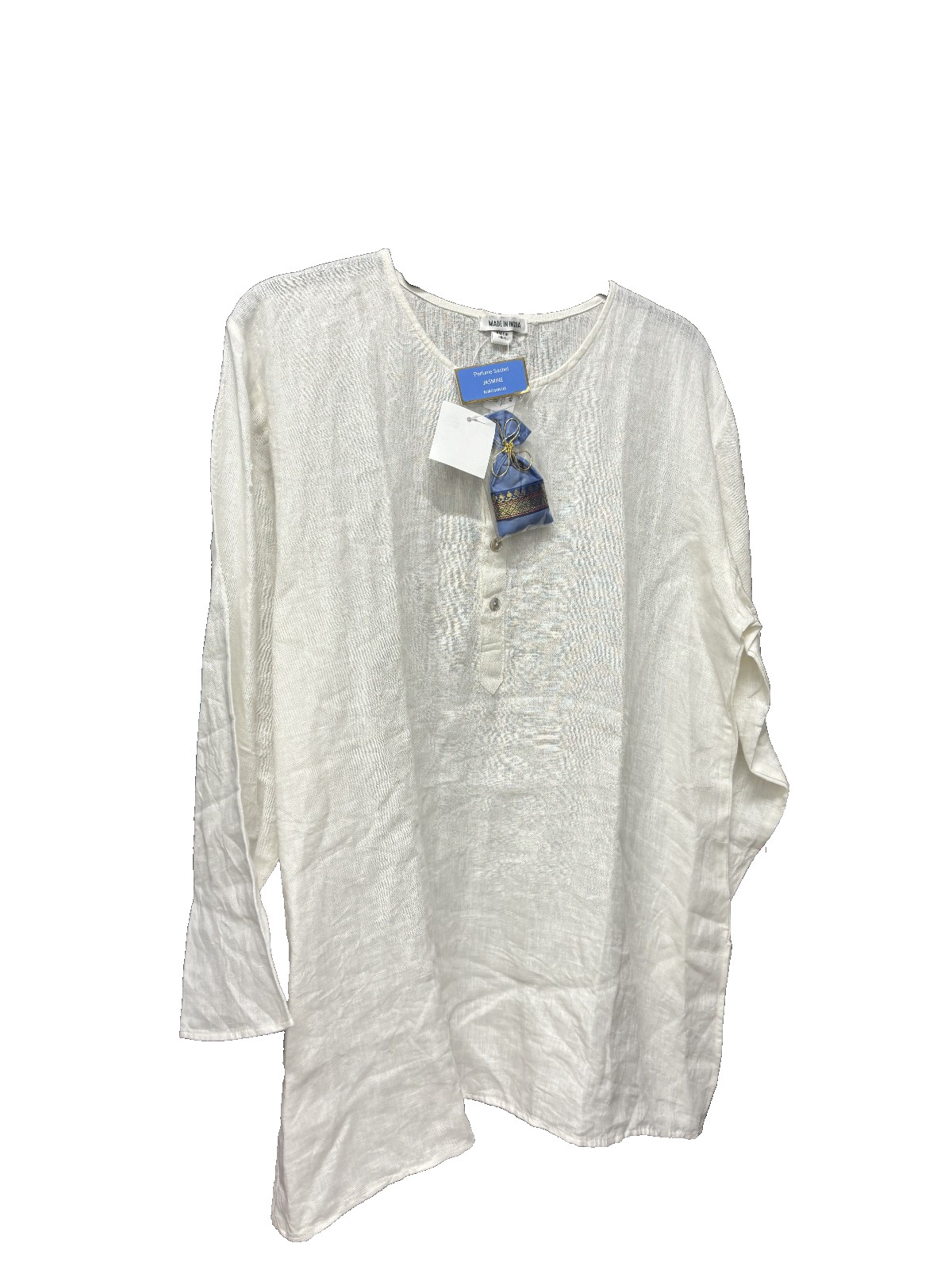 YOGANANDA SELF REALIZATION GIFT STORE MENS LONG KURTA TUNIC + SACHET LAKE SHRINE