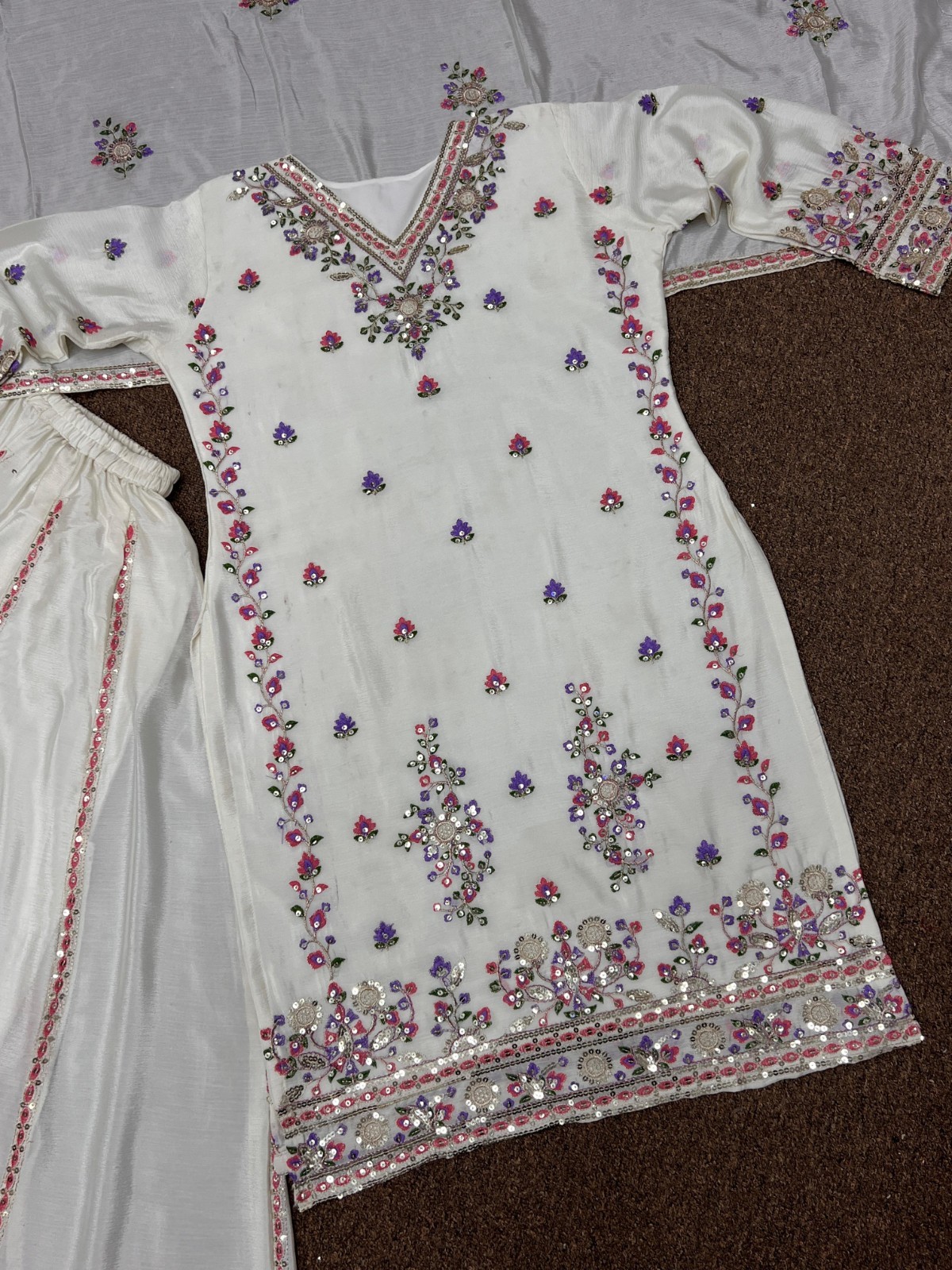 Bridal Pakistani Designer Wedding eid Indian Party Dress Parrot Anarkali Gown