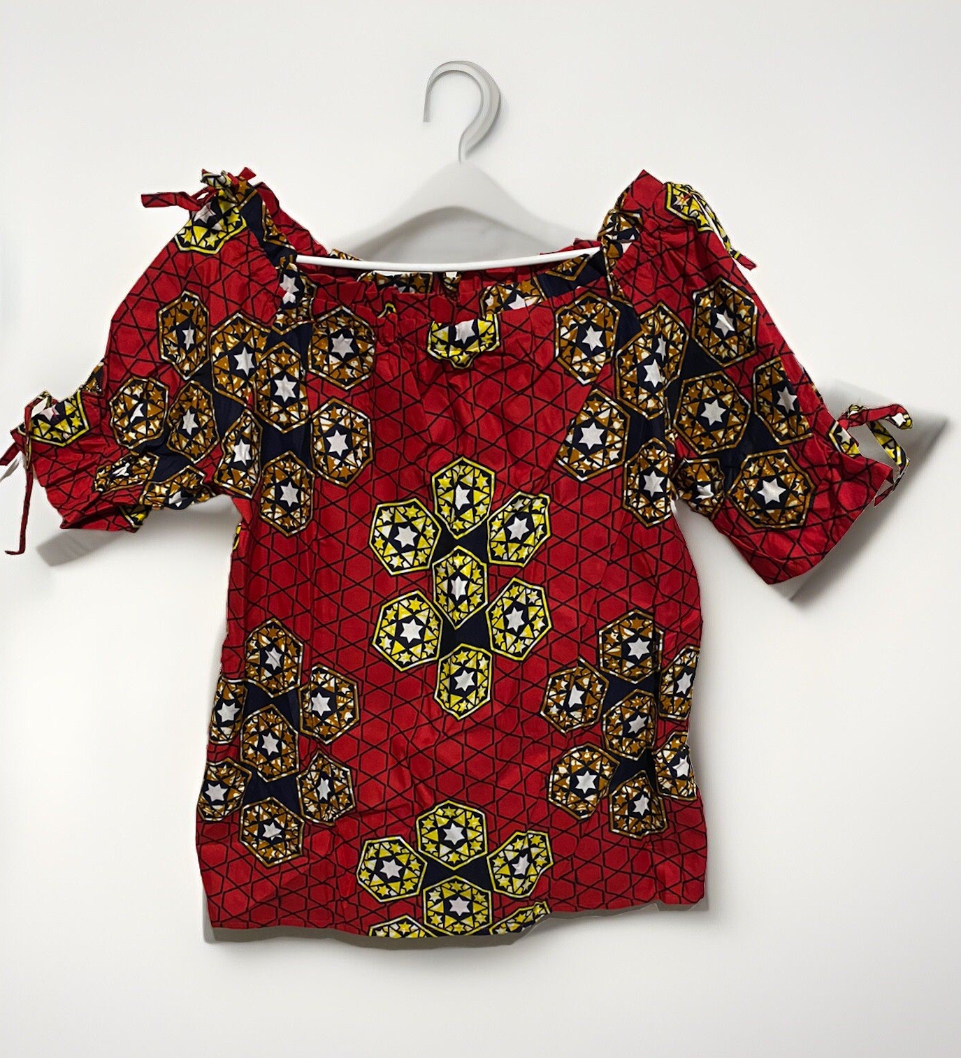 African Off The Shoulder Shirt