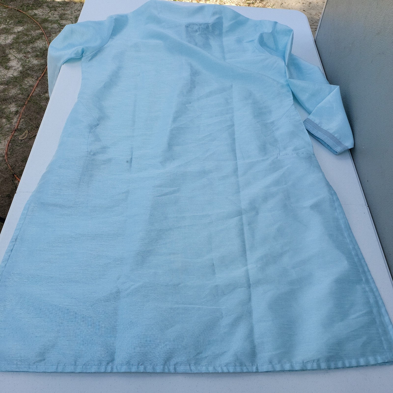 Men’s Kurta With Mandarin Collar Long Sleeves Size 42