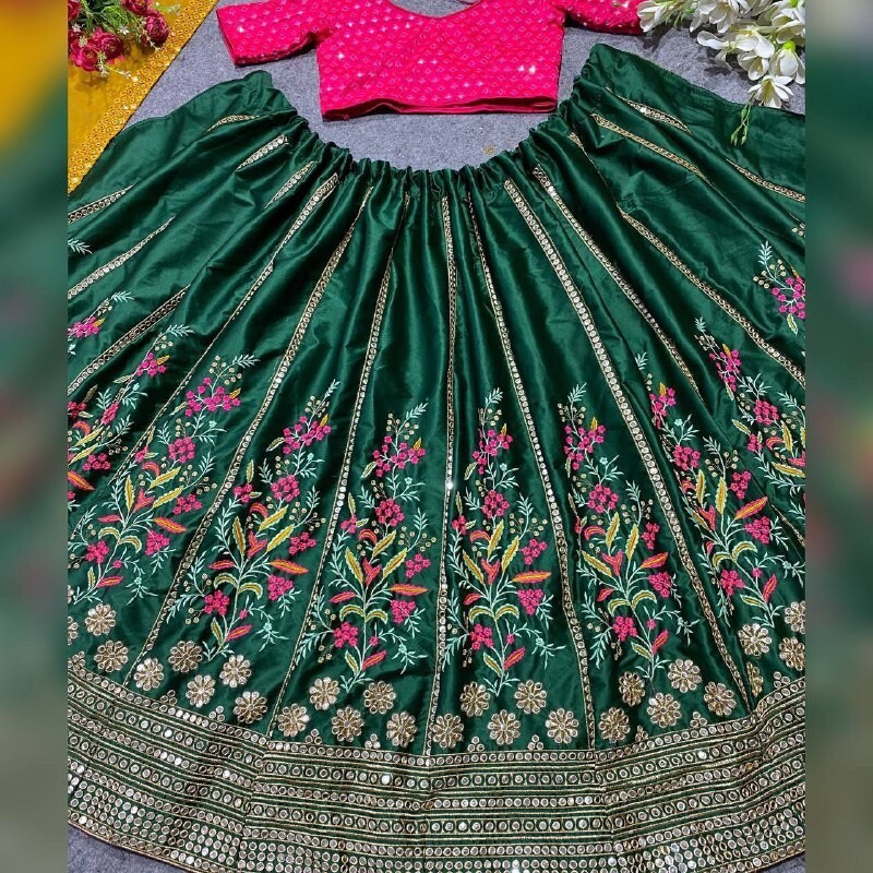 BOLLYWOOD INDIAN LEHNGA ETHNIC WEDDING PAKISTANI BRIDAL PARTY LEHNGA CHOLI EID