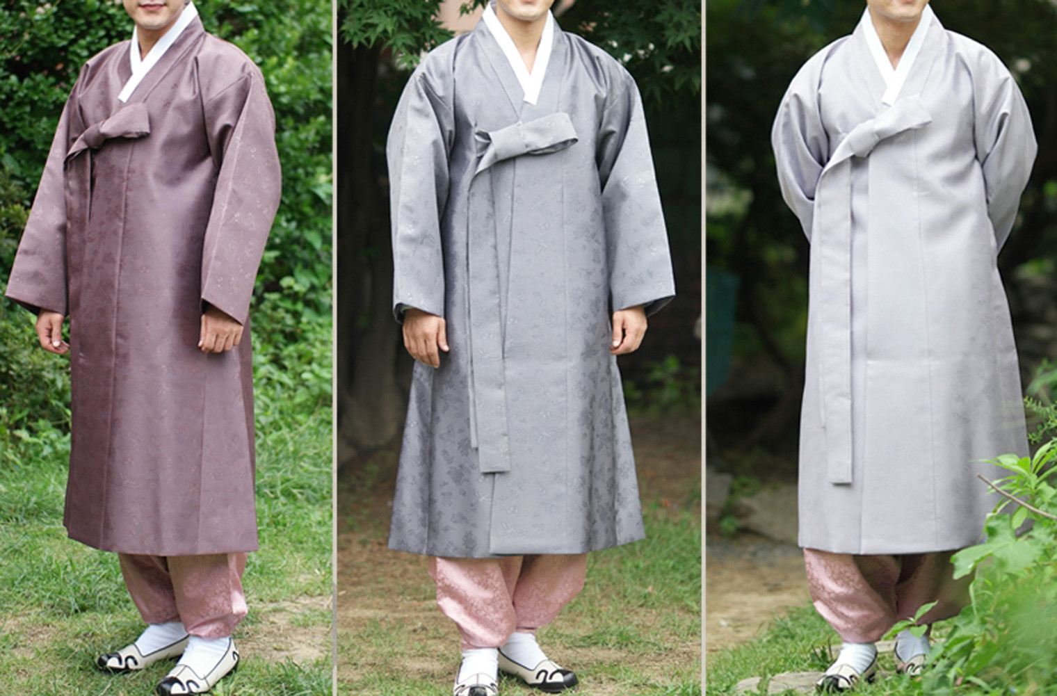 Men outer coat Korean traditional garment Durumagi Hanbok 10 symbol of longevity
