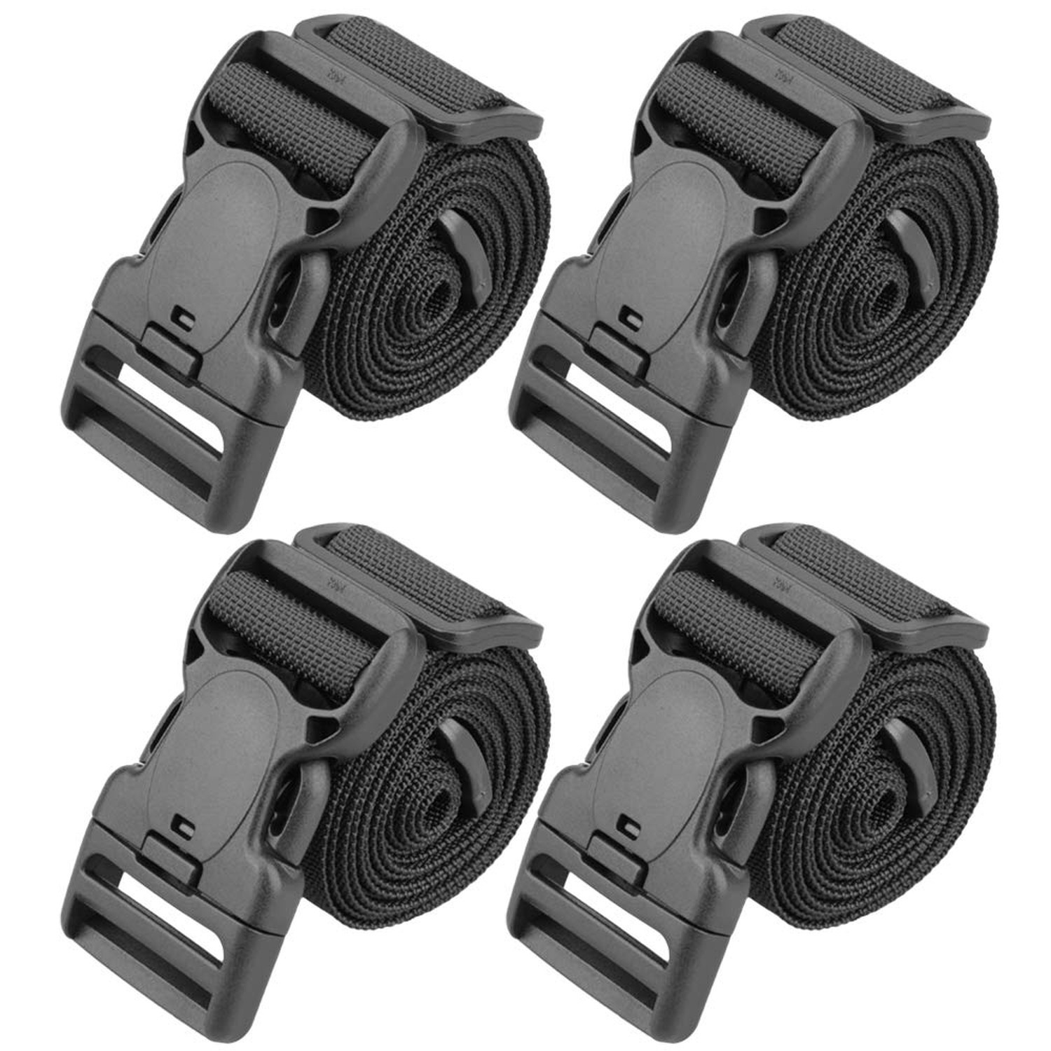 MAGARROW 58″ × 1.5″ Utility Straps with Buckle Adjustable, 4-Pack (58-inche