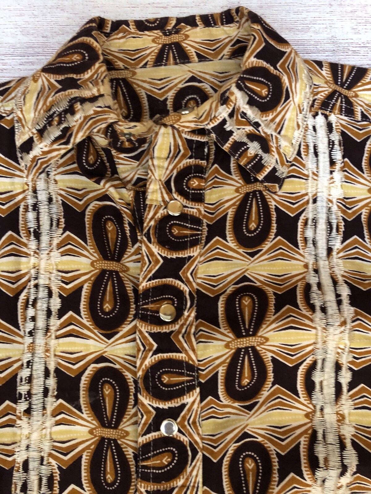 Handmade Mens Button Down African Shirt