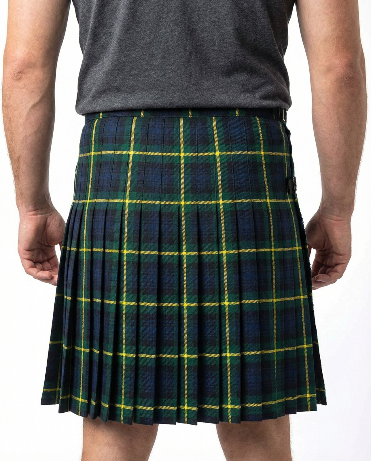 Gordon Modern Tartan 8 Yard 12oz Weight Men’s Wool Blend Kilt