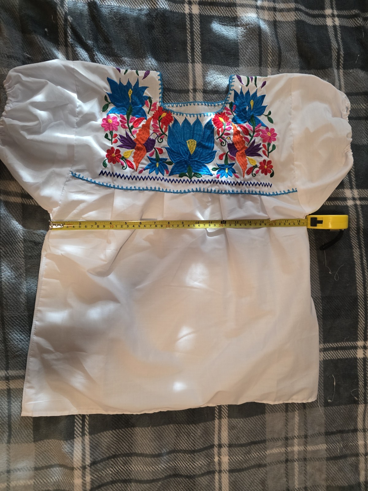 Bright Blue Ballet Folklorico Chiapas Dance Vestuario