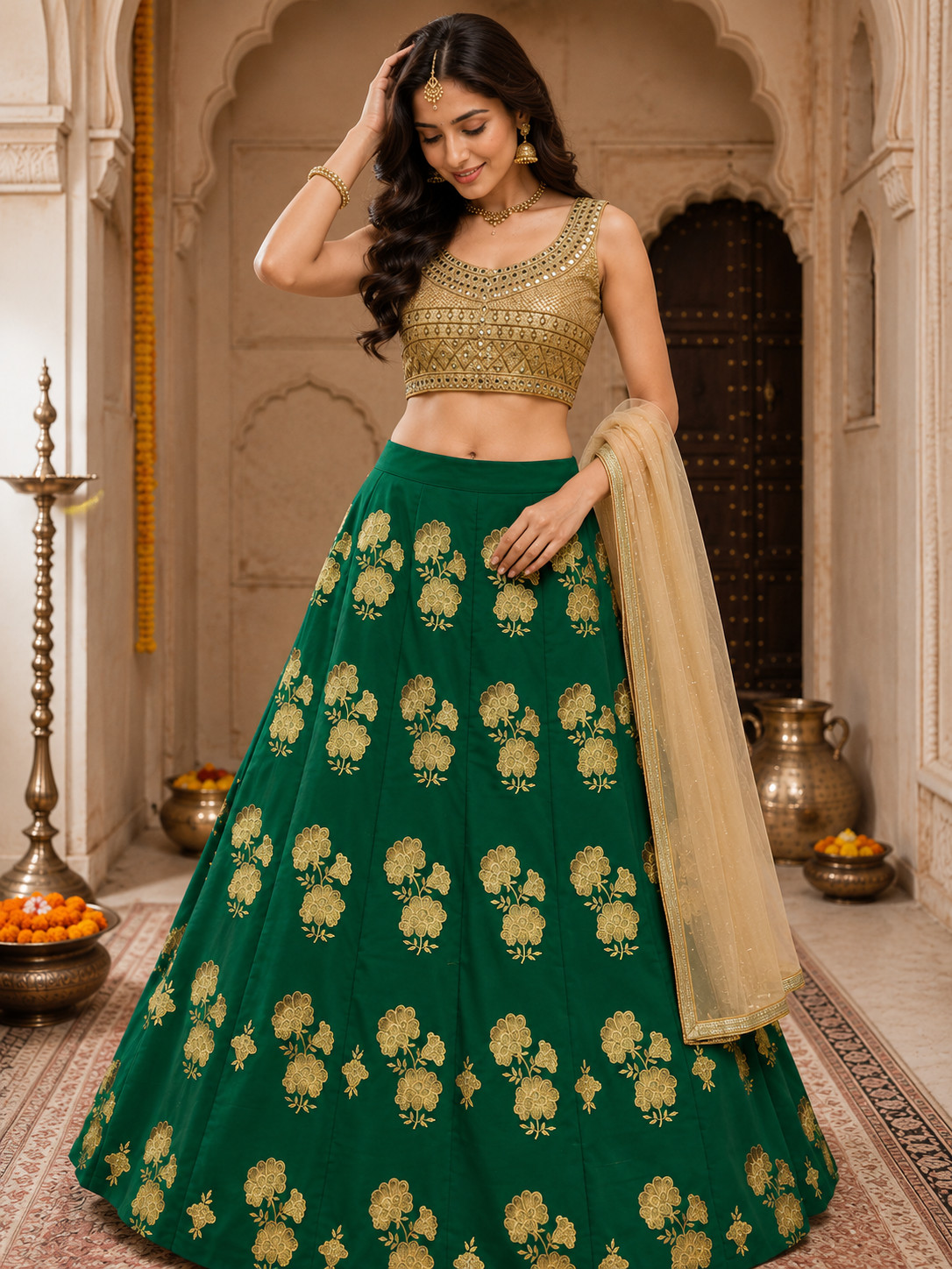 INDIAN WEAR LEHENGA CHOLI BOLLYWOOD PARTY PAKISTANI NEW DESIGNER NEW WEDDING